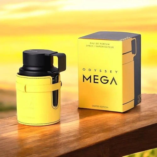 Armaf Odyssey Mega Man Eau de Parfum 100 ML Luxury Lasting Spicy Woody Gourmand Pheromones Perfume 3.4 Oz Original Arab Perfumes
