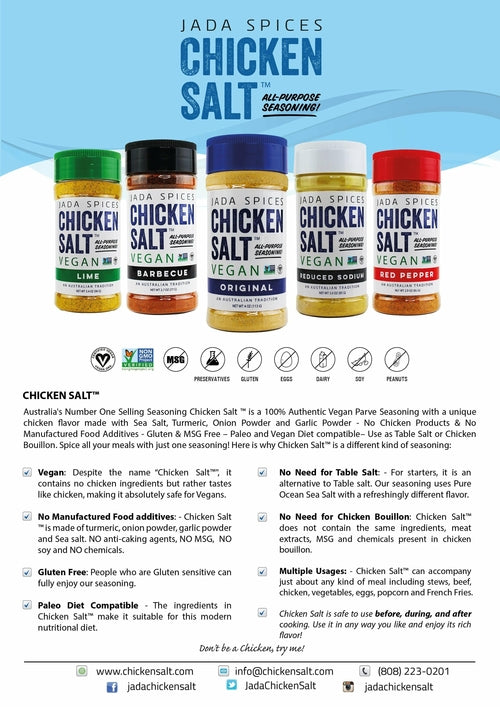 Kit Tempero Chicken Salt - Combo 3 Sabores