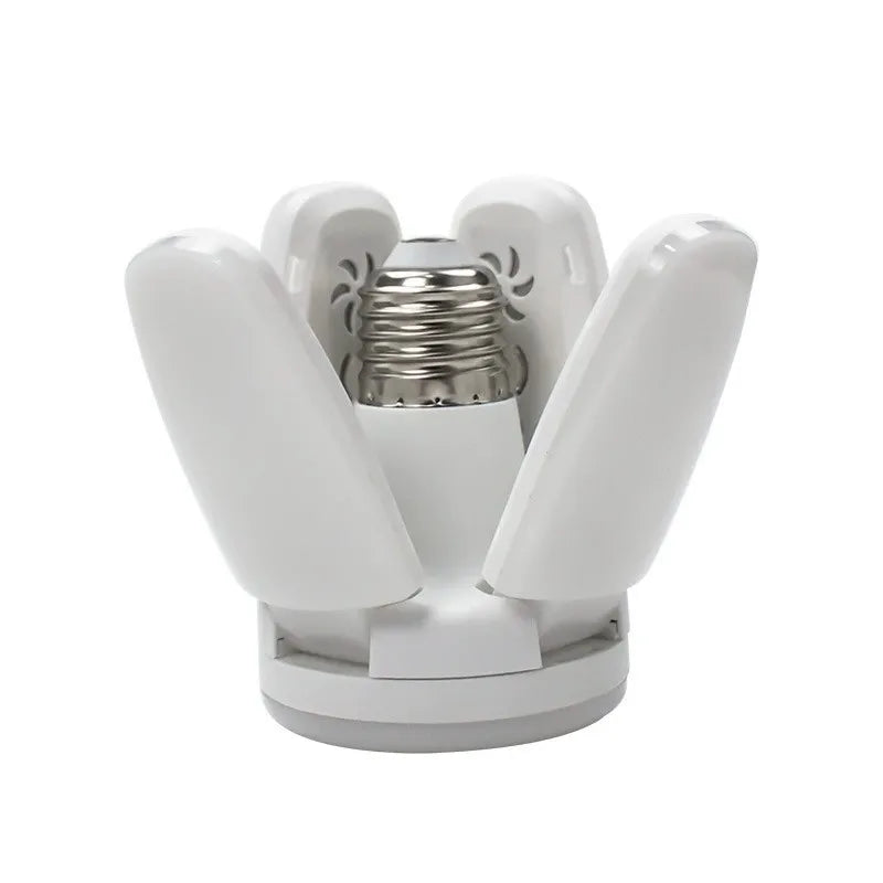 E27 Fan Shape Foldable LED Bulb AC 85-265V/220V  Home Living Room Led Light Bulb Lampada For Warehouse Garage Ceiling  Light