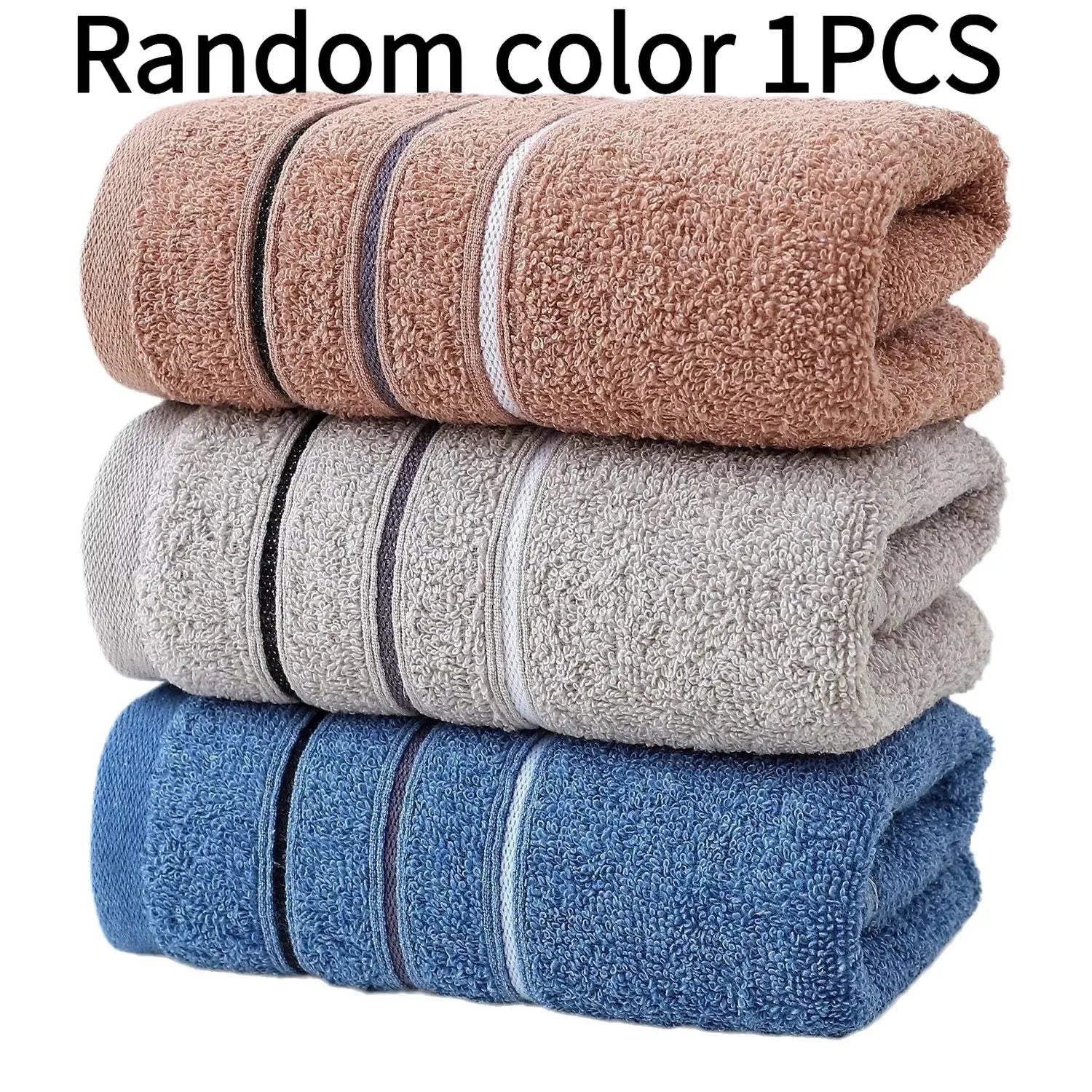 Various Colors Plush Cotton Towel Set - Perfect for both adults and young people for home use or camping，Makes a great gift for