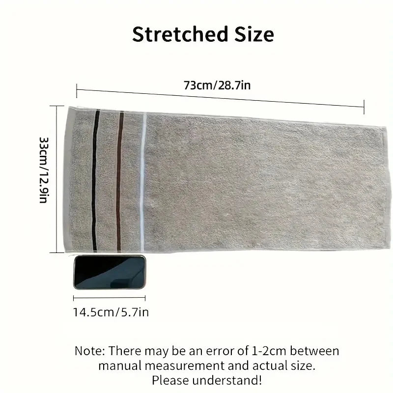 1-pack tricolor towel - soft, absorbent, quick drying - perfect for home and outdoor use - ideal for family and friends