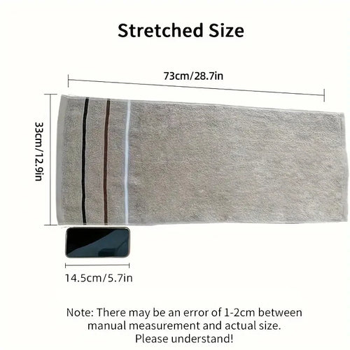 1-pack tricolor towel - soft, absorbent, quick drying - perfect for home and outdoor use - ideal for family and friends