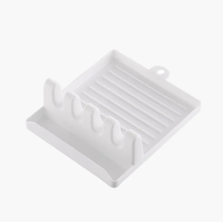 1PC Multi-Functional Kitchen Utensil Holder Pot Lid Rack Spoon Shelf Chopsticks Holder Countertop Spatula Organizer Soup Spoon P