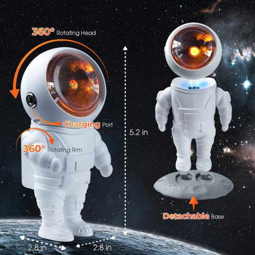 Luminária Astronauta Projetor Sunset LED
