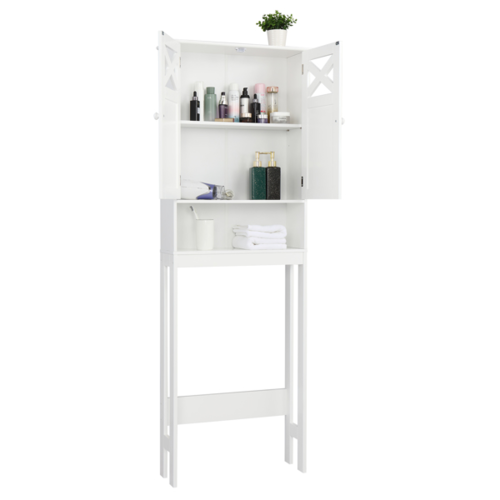 Armário para Banheiro com Porta Dupla - Branco