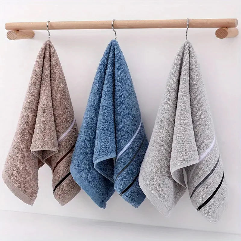 1-pack tricolor towel - soft, absorbent, quick drying - perfect for home and outdoor use - ideal for family and friends