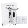 7 Colors LED Lights Face Neck Beauty Device Vibration Massage Improve Neck Lines Home Use Face Lifting Machine