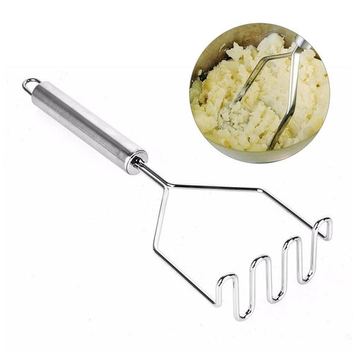 Amassador de Batatas Premium em Aço Inox — Resistente e Fácil de Limpar