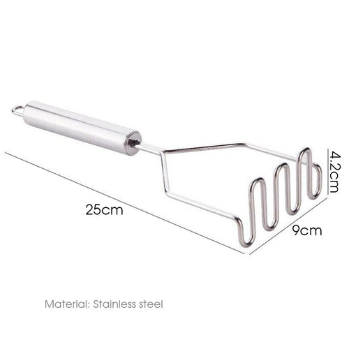 Amassador de Batatas Premium em Aço Inox — Resistente e Fácil de Limpar